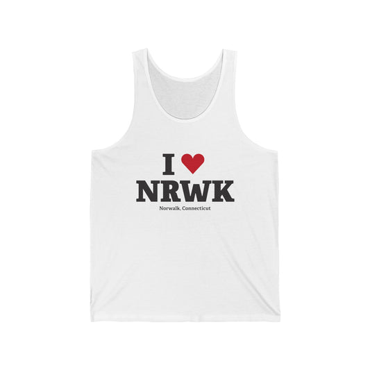 I Heart NRWK Unisex Jersey Tank Top
