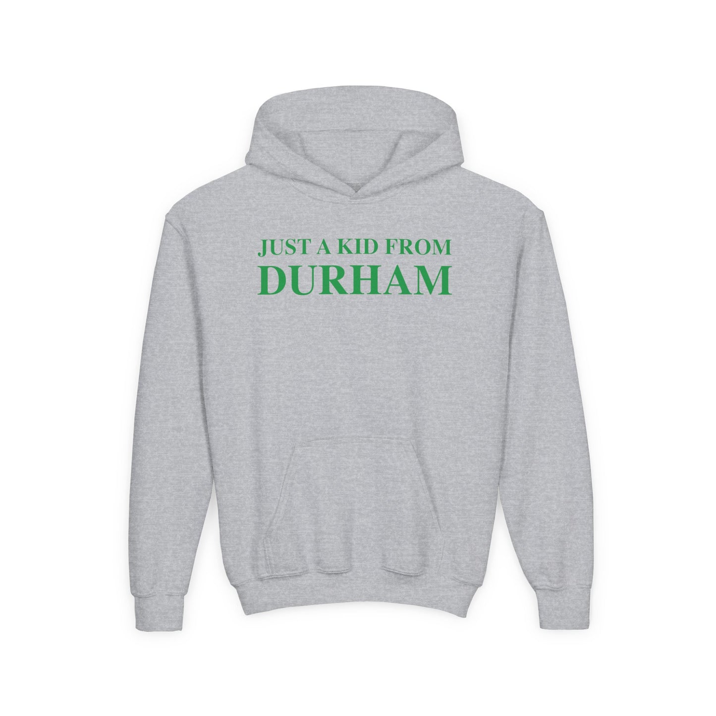 Just a kid from Durham Youth Heavy Blend Hooded Sweatshirt