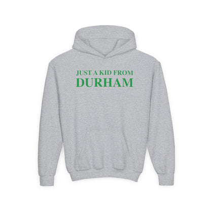 Just a kid from Durham Youth Heavy Blend Hooded Sweatshirt
