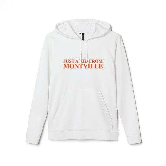 Just a kid from Montville adidas Unisex Fleece Hoodie