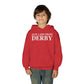 Just a kid from Derby Youth Heavy Blend Hooded Sweatshirt