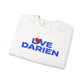 Love Darien Unisex Heavy Blend™ Crewneck Sweatshirt