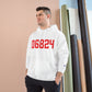 06824 Fairfield Connecticut Zip Code Champion Hoodie Sweatshirt