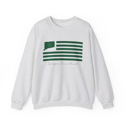 Sprague Connecticut St. Patrick’s Day Flag Unisex Heavy Blend™ Crewneck Sweatshirt