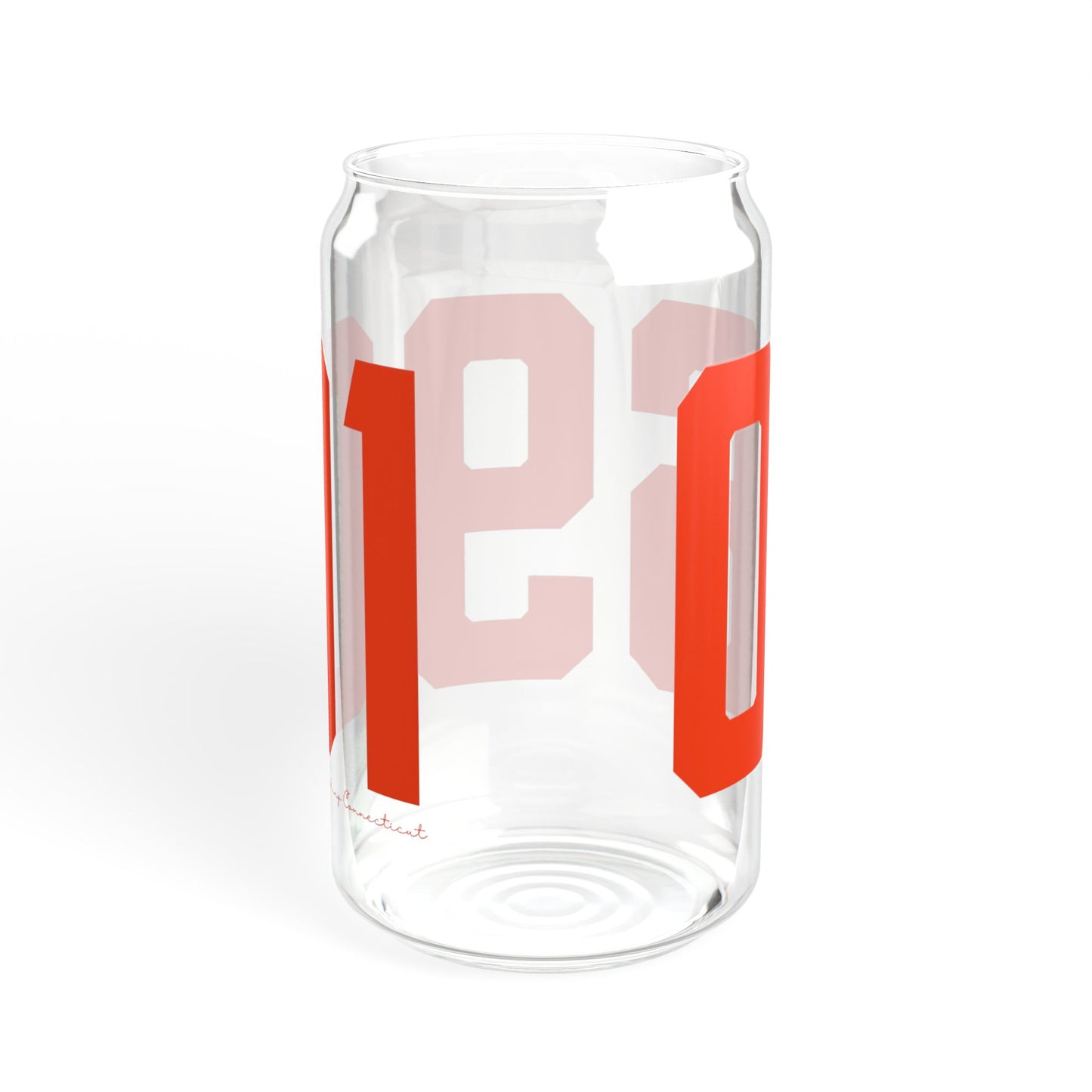 06901 Stamford Connecticut Zip Code Sipper Glass, 16oz