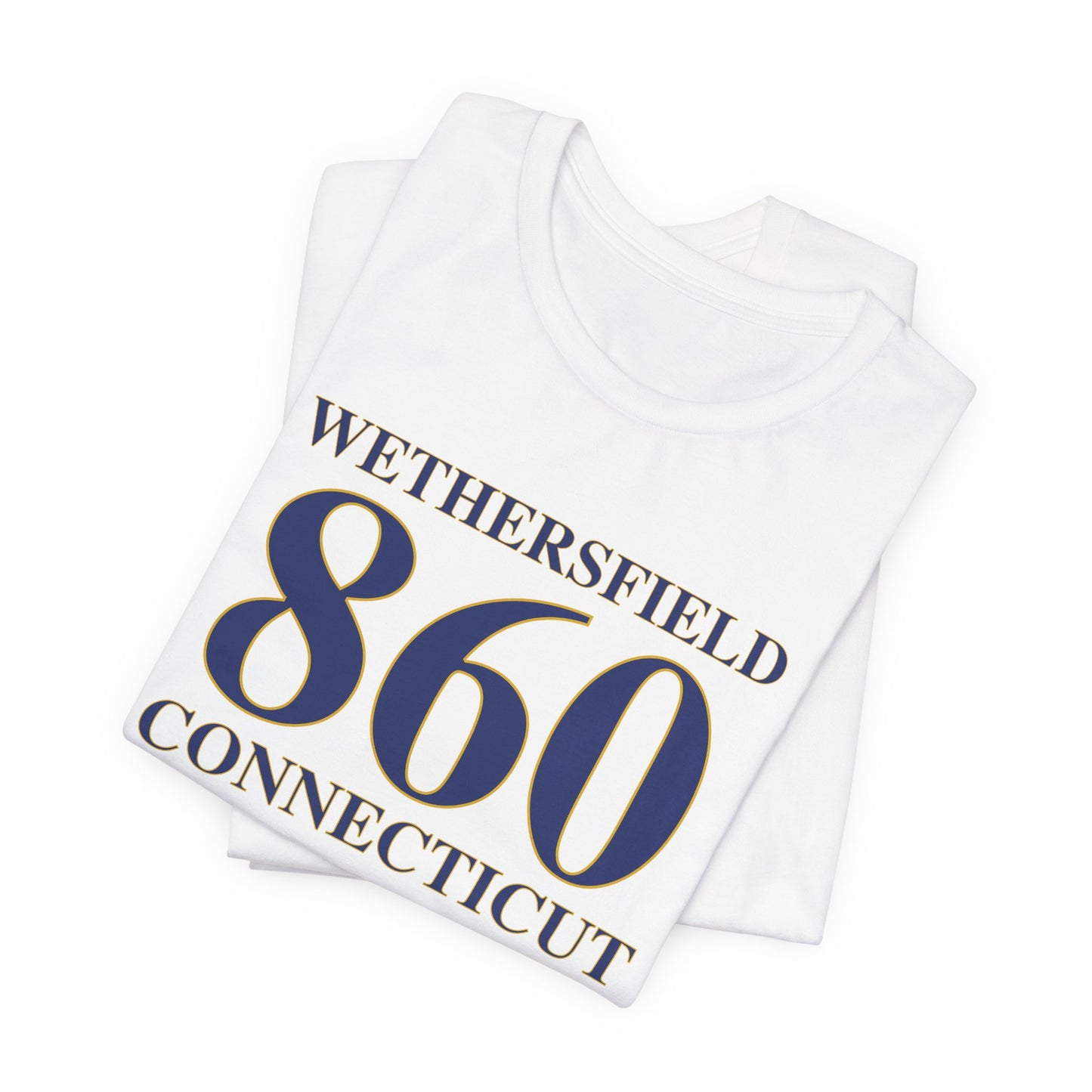 Wethersfield 860 Connecticut Unisex Jersey Short Sleeve Tee