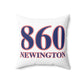 860 Newington Red, White & Blue Spun Polyester Square Pillow