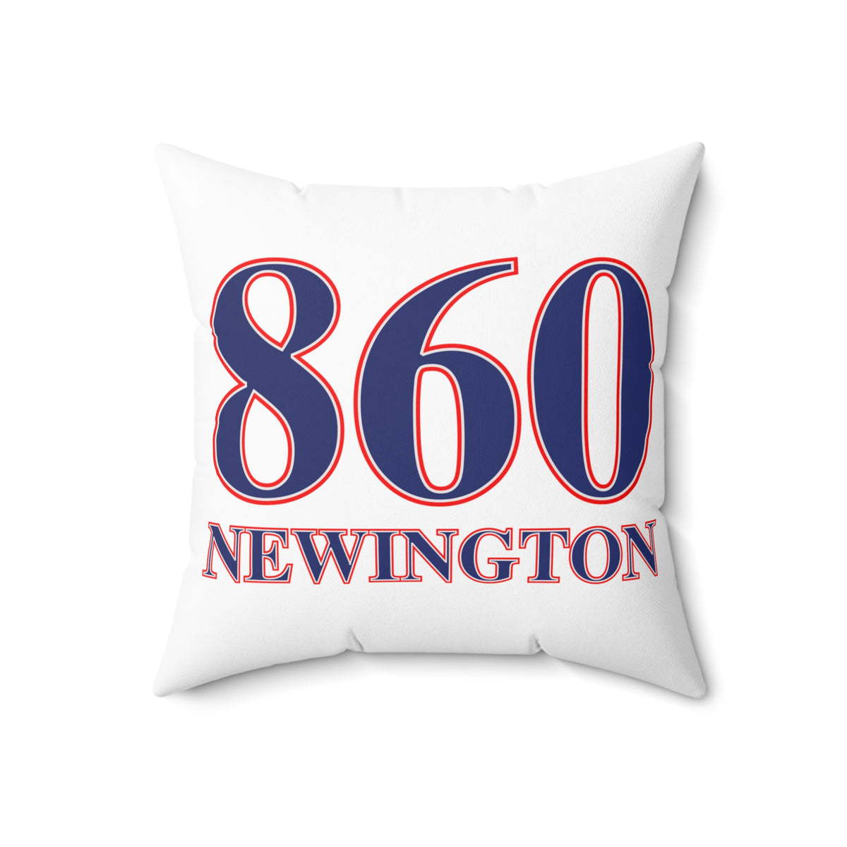 860 Newington Red, White & Blue Spun Polyester Square Pillow