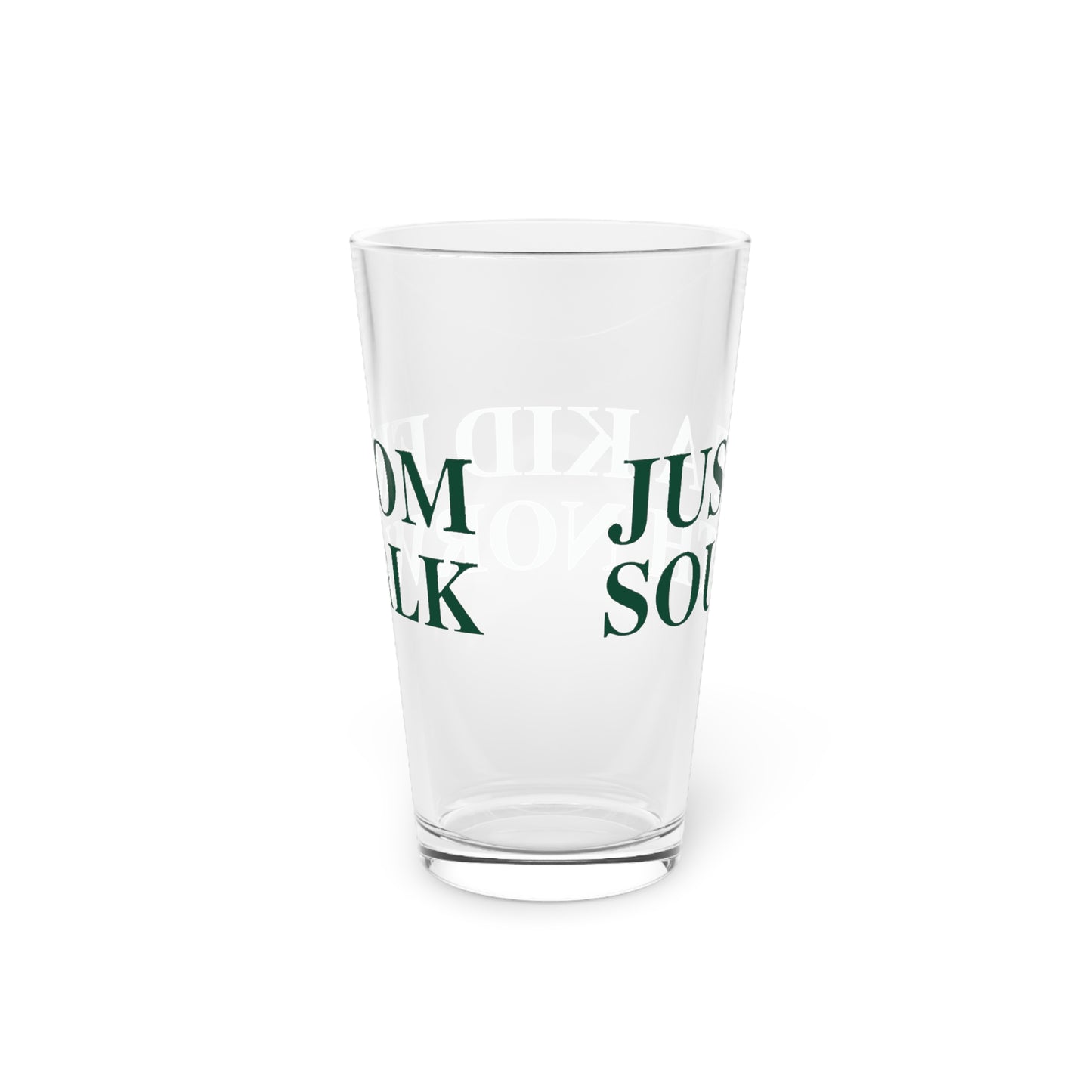 Just a kid from South Norwalk Pint Glass, 16oz