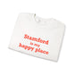 Stamford Is My Happy Place Unisex Heavy Blend™ Crewneck Sweatshirt