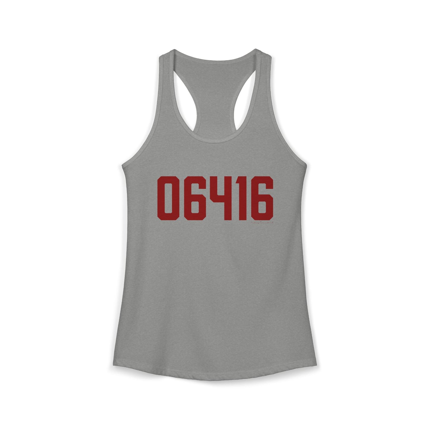 06416 Cromwell Connecticut Zip Code Women's Ideal Racerback Tank Top