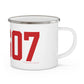 06607 Bridgeport Connecticut Zip Code Enamel Camping Mug