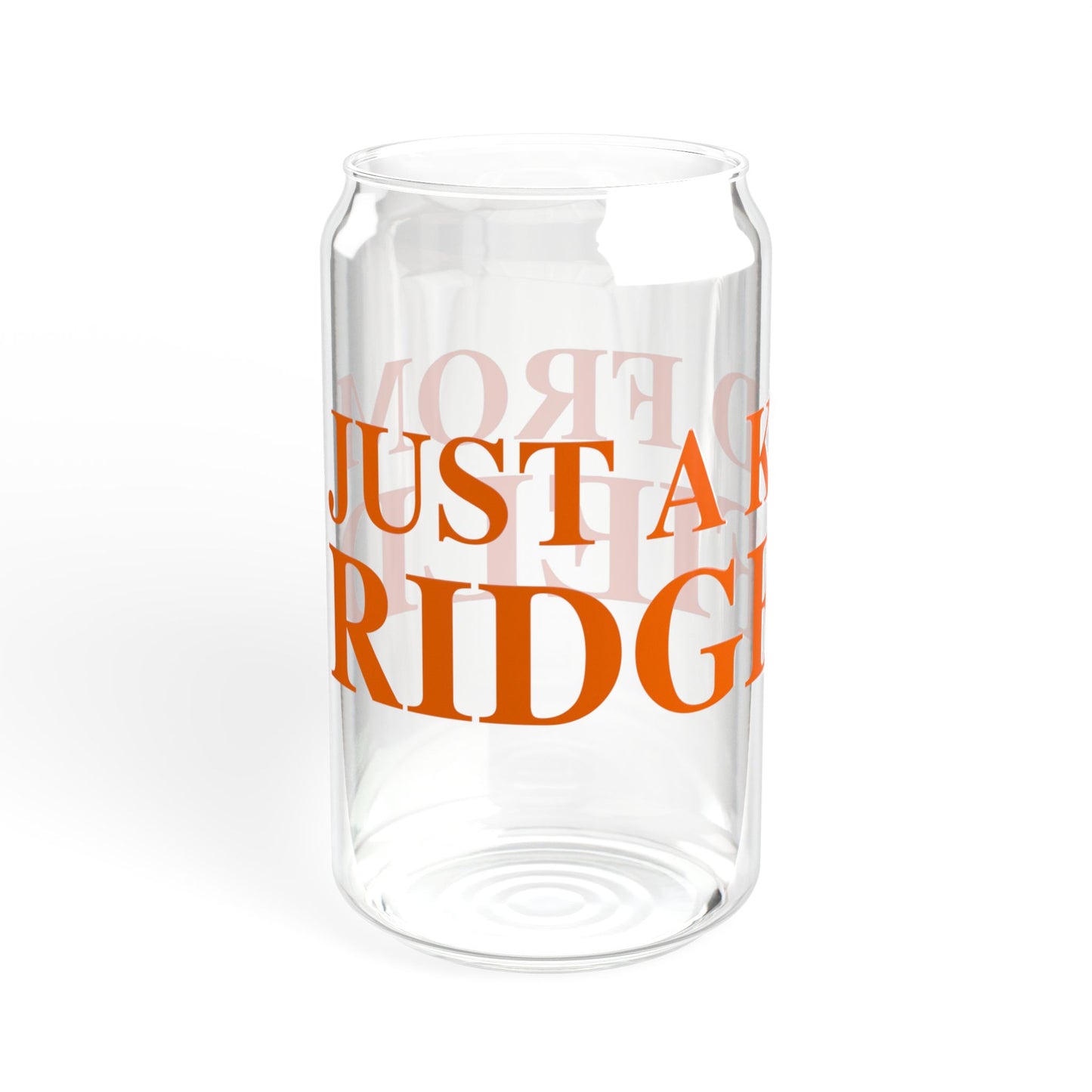 Just a kid from Ridgefield  Sipper Glass, 16oz