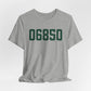 06850 Norwalk Connecticut Zip Code  Unisex Jersey Short Sleeve T-Shirt