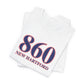 860 New Hartford Red White & Blue Unisex Jersey Short Sleeve T-Shirt