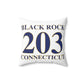 Black Rock 203 Connecticut  Spun Polyester Square Pillow
