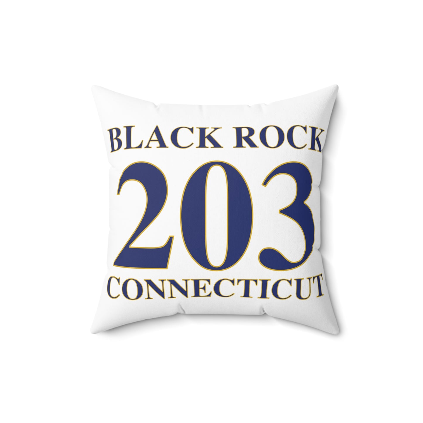 Black Rock 203 Connecticut  Spun Polyester Square Pillow