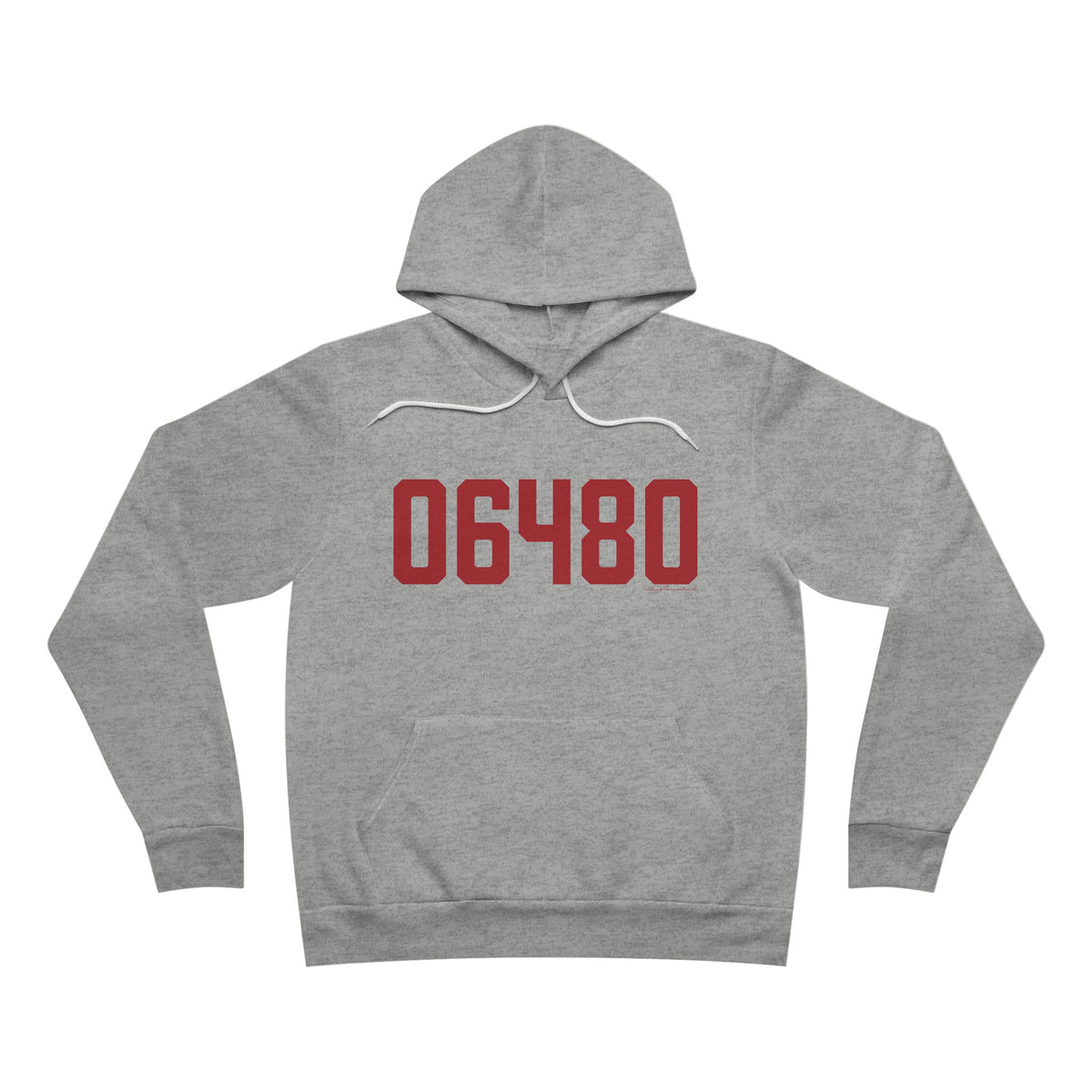 06480 Portland Connecticut Zip Code Unisex Sponge Fleece Pullover Hoodie