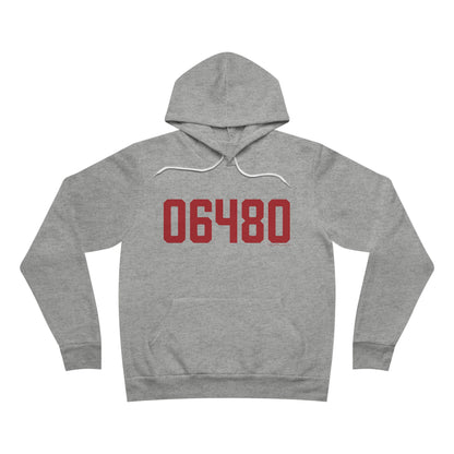 06480 Portland Connecticut Zip Code Unisex Sponge Fleece Pullover Hoodie