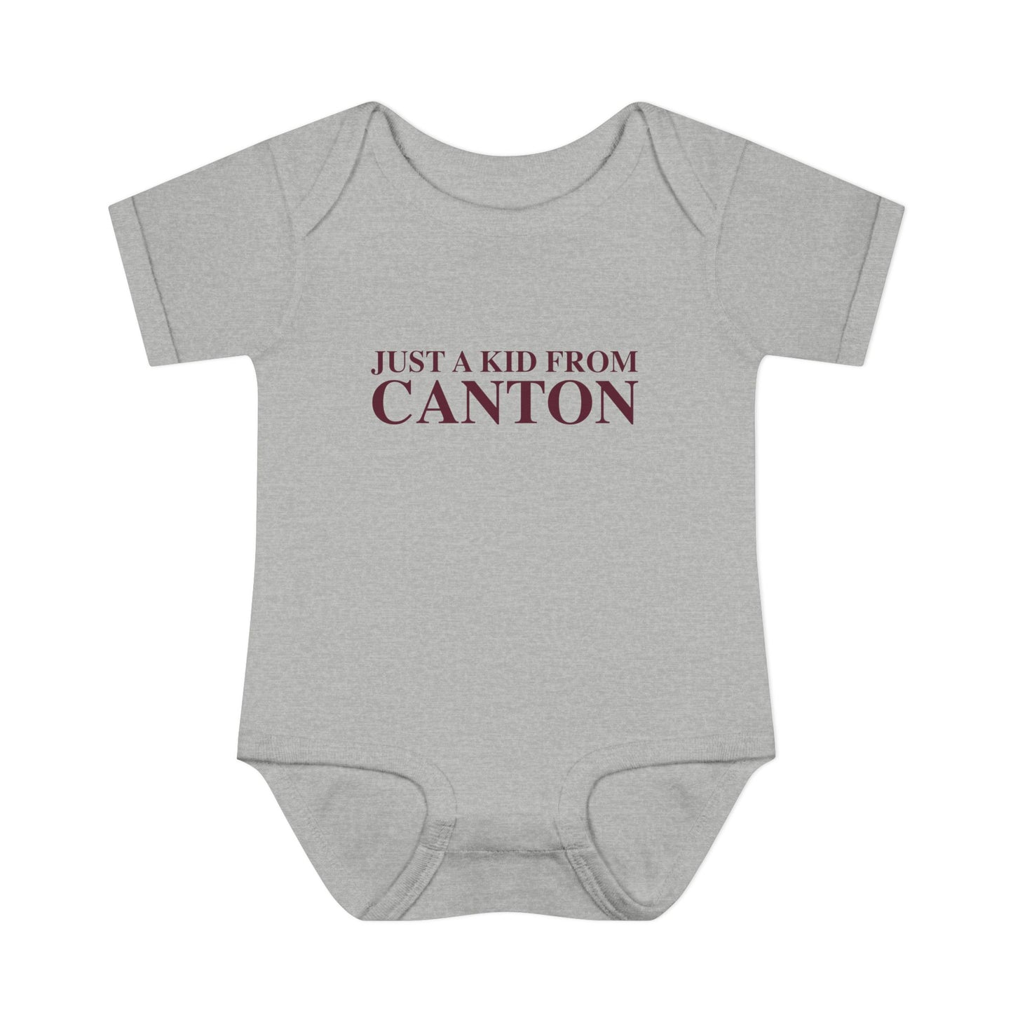 Just a kid from Canton Infant Baby Rib Bodysuit