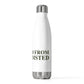 Just a kid from Barkhamsted 20 oz Insulated Bottle