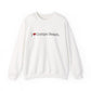 I Heart Compo Beach. Unisex Heavy Blend™ Crewneck Sweatshirt