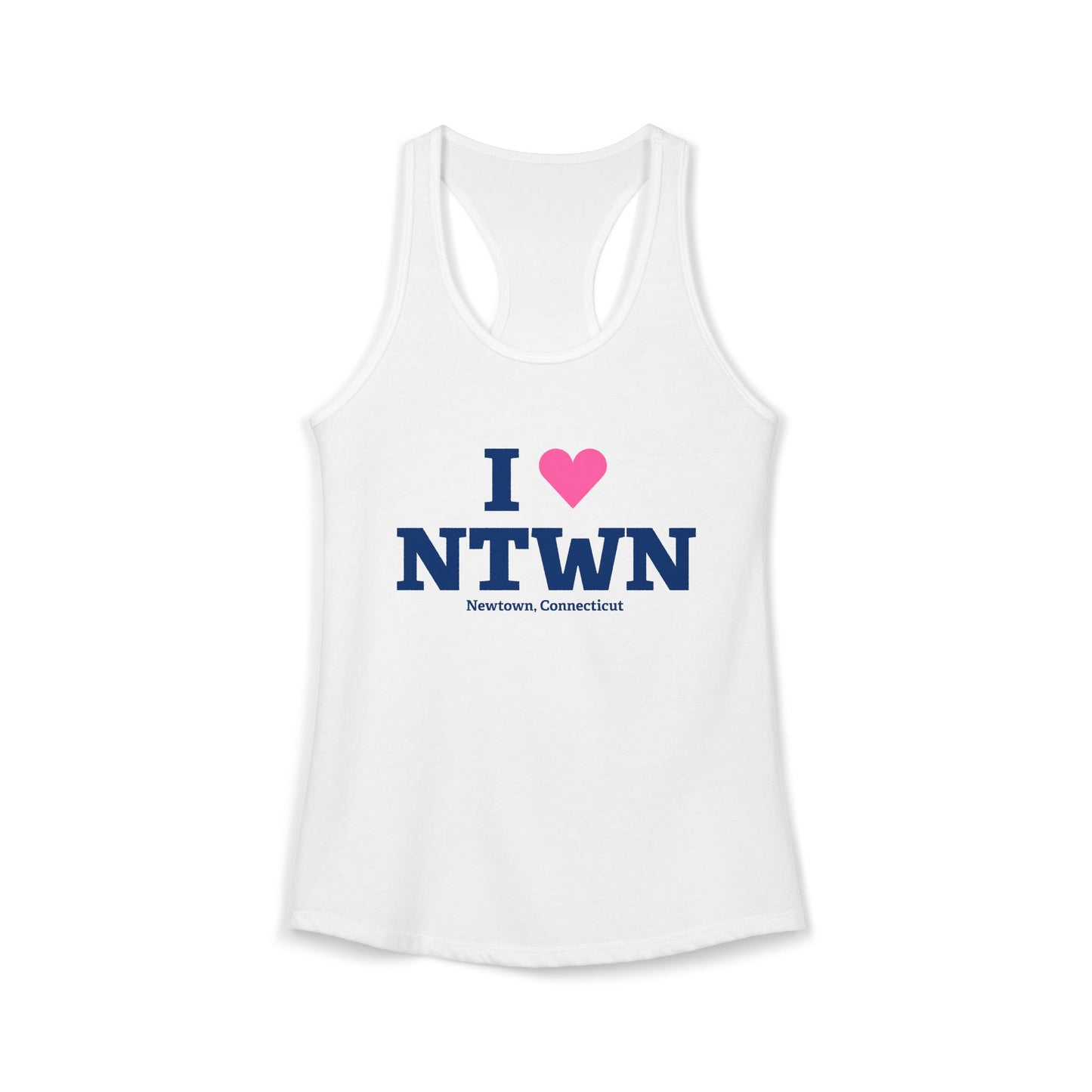 I Heart NTWN Women's Ideal Racerback Tank Top