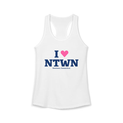 I Heart NTWN Women's Ideal Racerback Tank Top