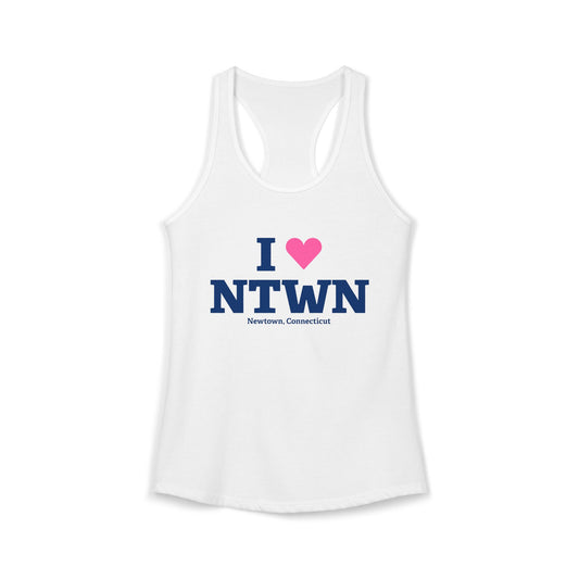 I Heart NTWN Women's Ideal Racerback Tank Top