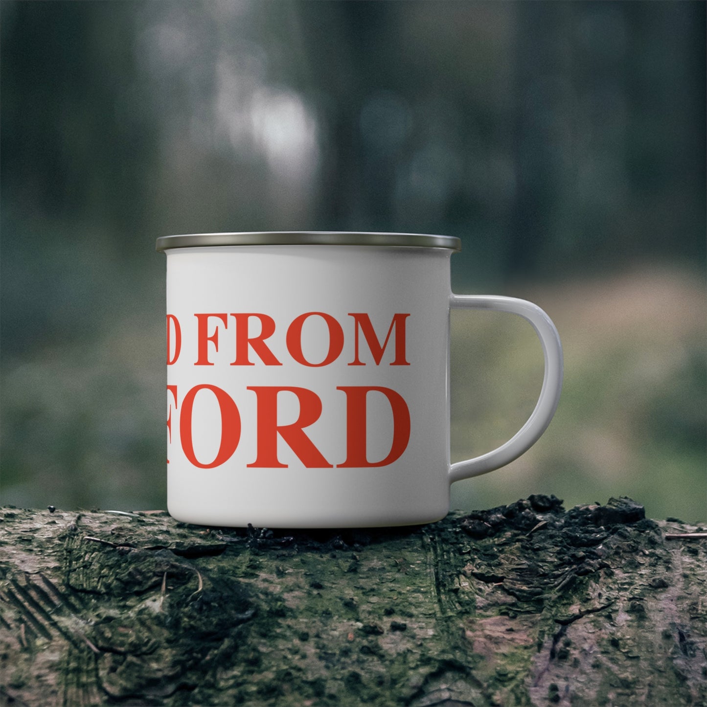Just a kid from Stamford Enamel Camping Mug