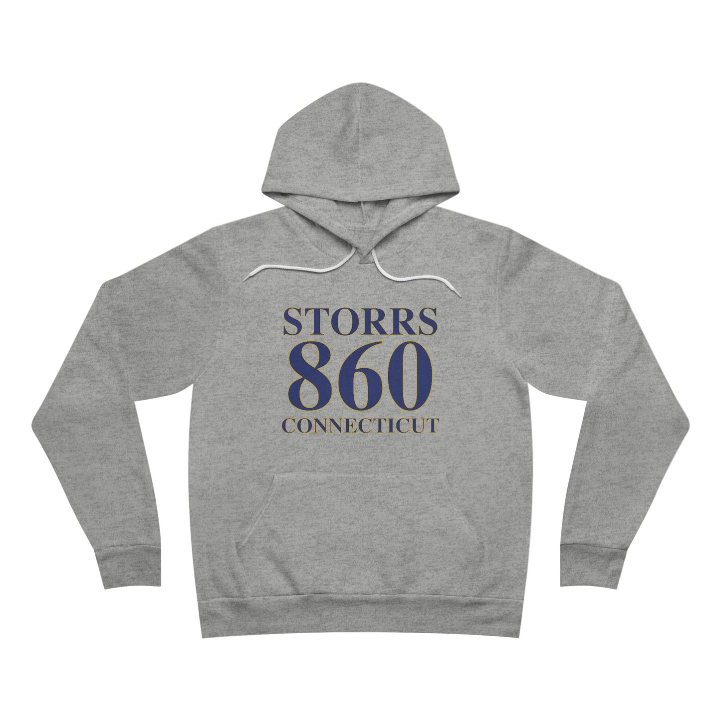 Storrs 860 Connecticut Unisex Sponge Fleece Pullover Hoodie