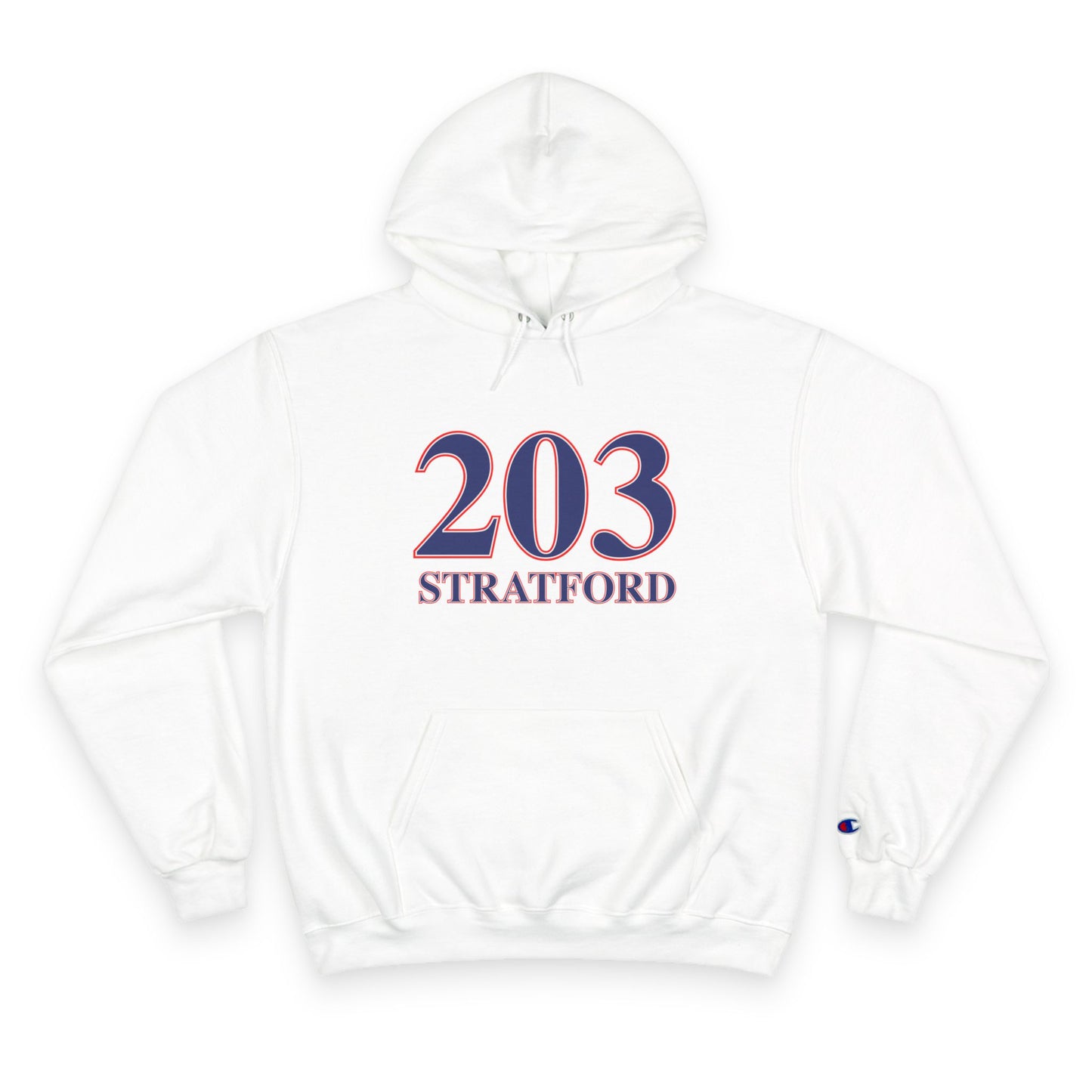 203 Stratford Red White & Blue Champion Hoodie