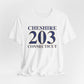 Cheshire 203 Connecticut Unisex Jersey Short Sleeve Tee