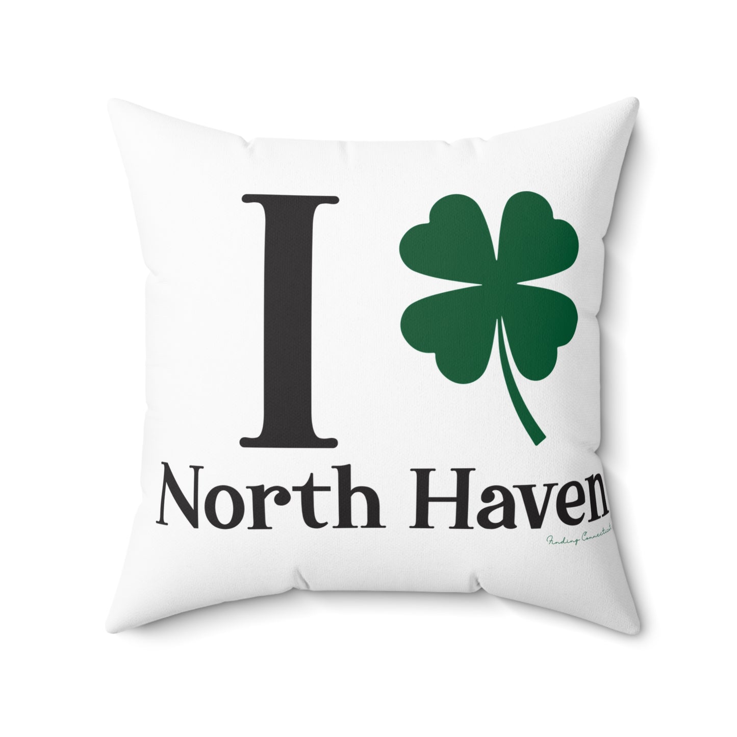 I Clover North Haven Spun Polyester Square Pillow