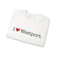 I Heart Westport. Unisex Heavy Blend™ Crewneck Sweatshirt