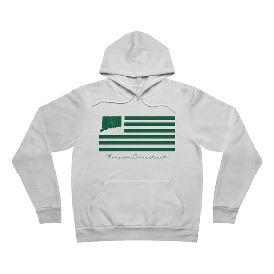 Thompson Connecticut St. Patrick’s Day Flag Unisex Sponge Fleece Pullover Hoodie