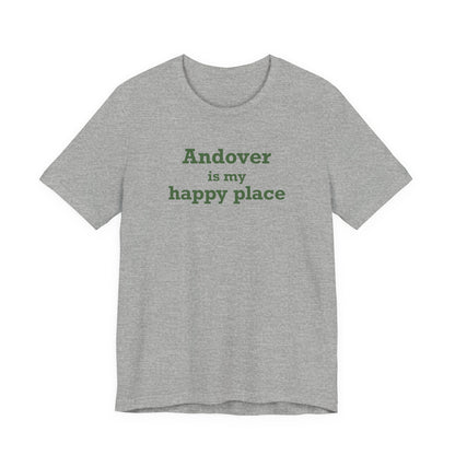Andover is My Happy Place Unisex Jersey Short Sleeve T-Shirt