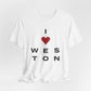 Weston Vision Unisex Jersey Short Sleeve T-Shirt