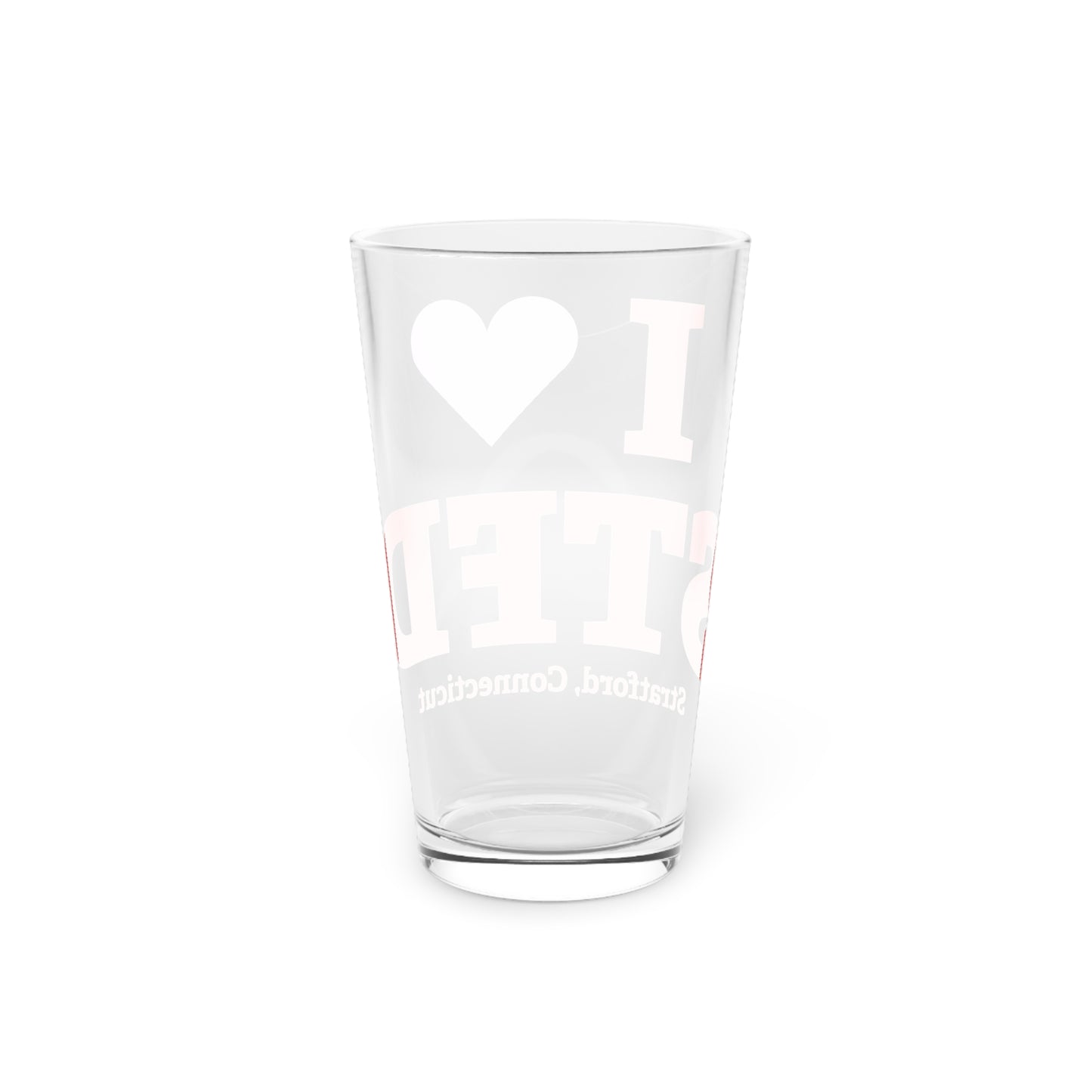 I Heart STFD Pint Glass, 16oz