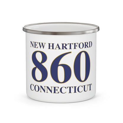 New Hartford 860 Connecticut Enamel Camping Mug