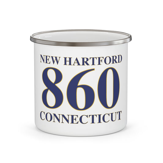 New Hartford 860 Connecticut Enamel Camping Mug
