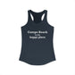 Compo Beach Is My Happy Place Women's Ideal Racerback Tank Top