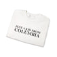 Just a kid from Columbia Unisex Heavy Blend™ Crewneck Sweatshirt