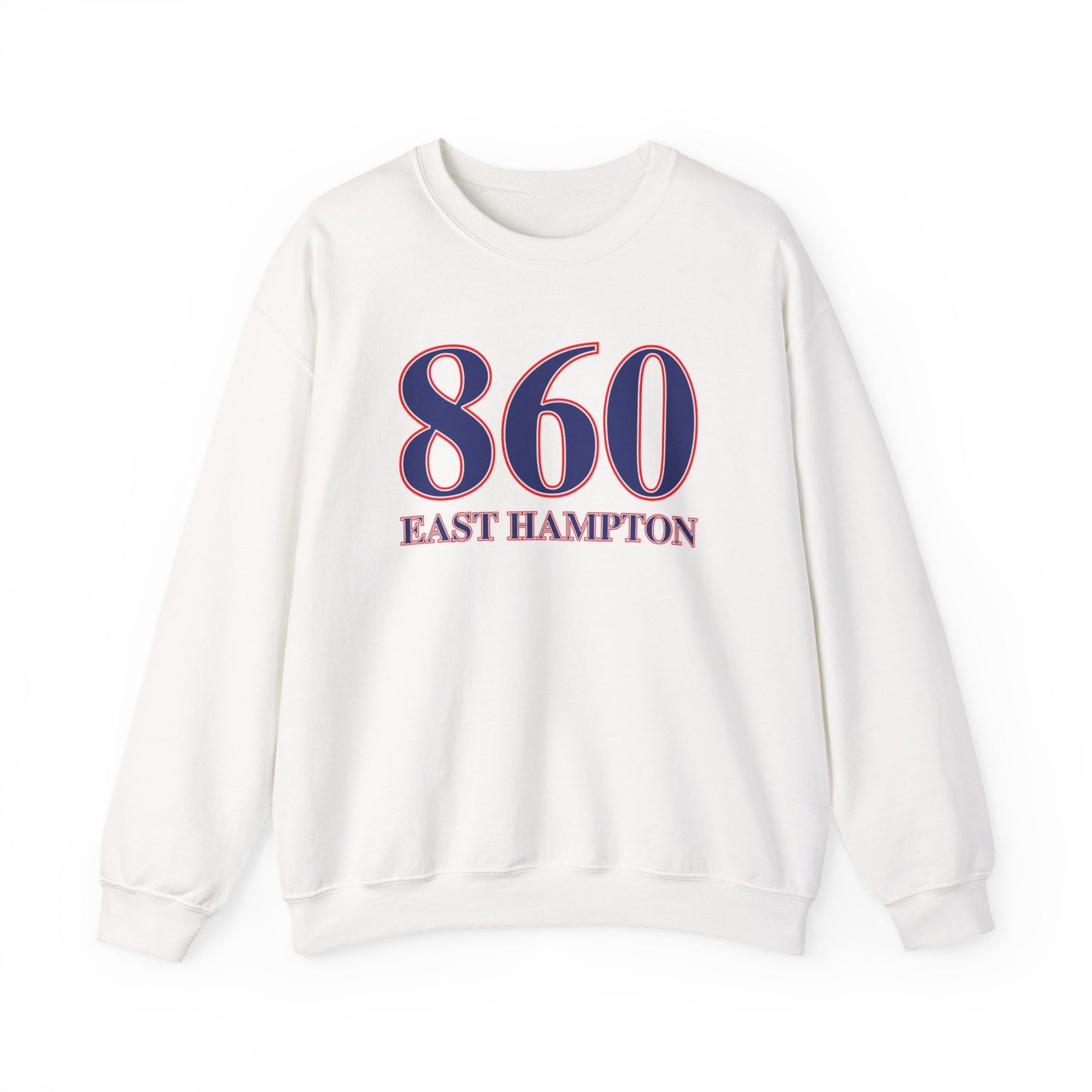 860 East Hampton Red White & Blue Unisex Heavy Blend™ Crewneck Sweatshirt