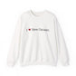 I Heart New Canaan. Unisex Heavy Blend™ Crewneck Sweatshirt