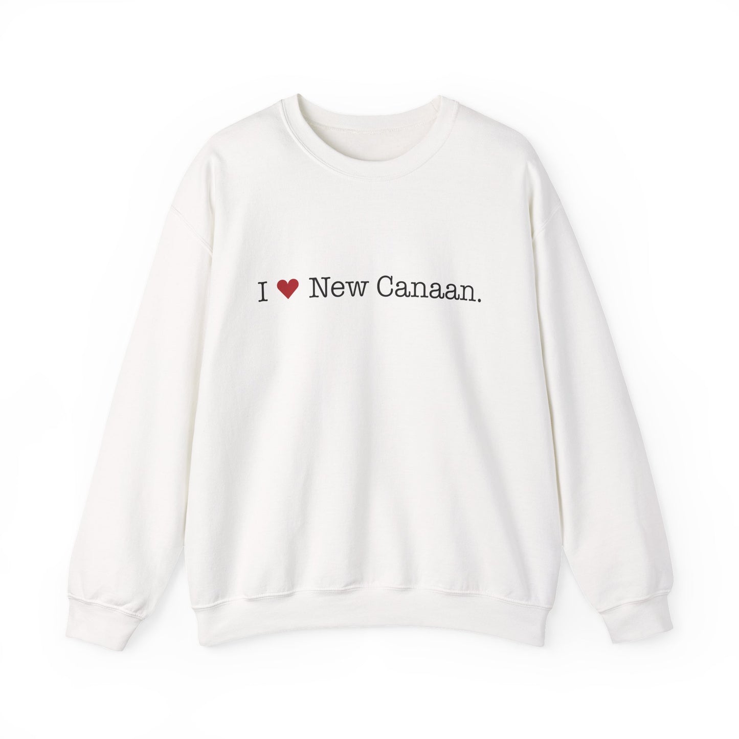 I Heart New Canaan. Unisex Heavy Blend™ Crewneck Sweatshirt