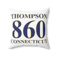 Thompson 860 Connecticut Spun Polyester Square Pillow