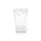 860 Stonington Red, White & Blue Pint Glass, 16oz