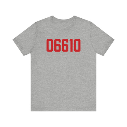 06610  Bridgeport Connecticut Zip Code Unisex Jersey Short Sleeve T-Shirt