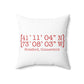 Stratford Coordinates Spun Polyester Square Pillow